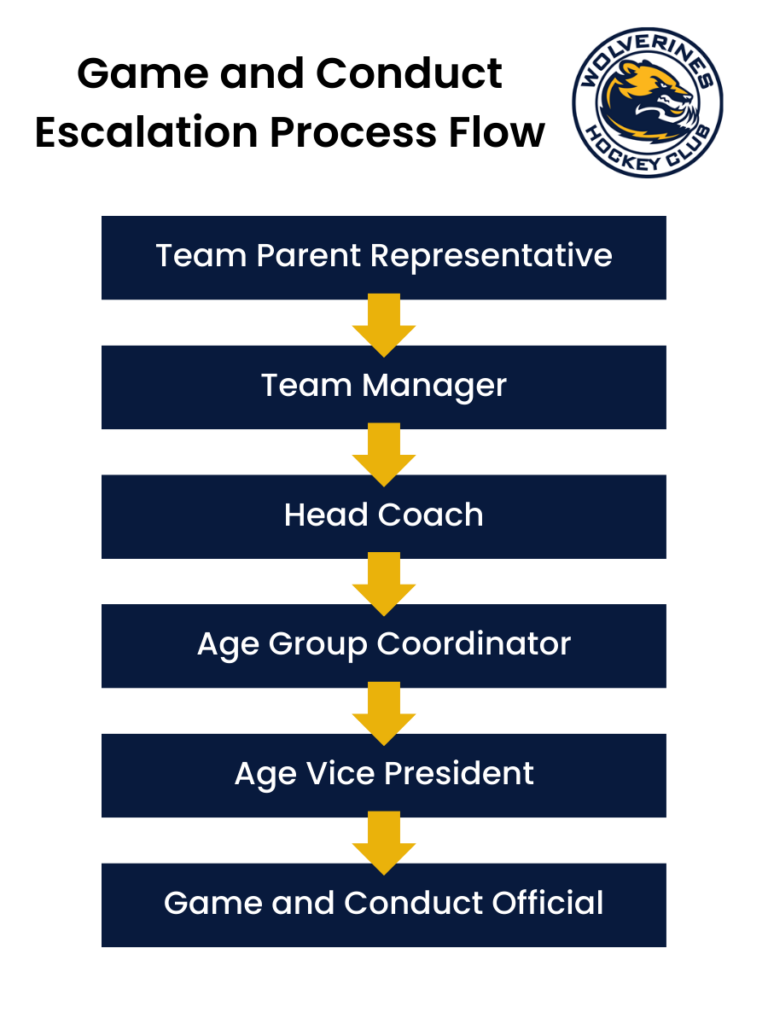 Game and Conduct Escalation Process Flow