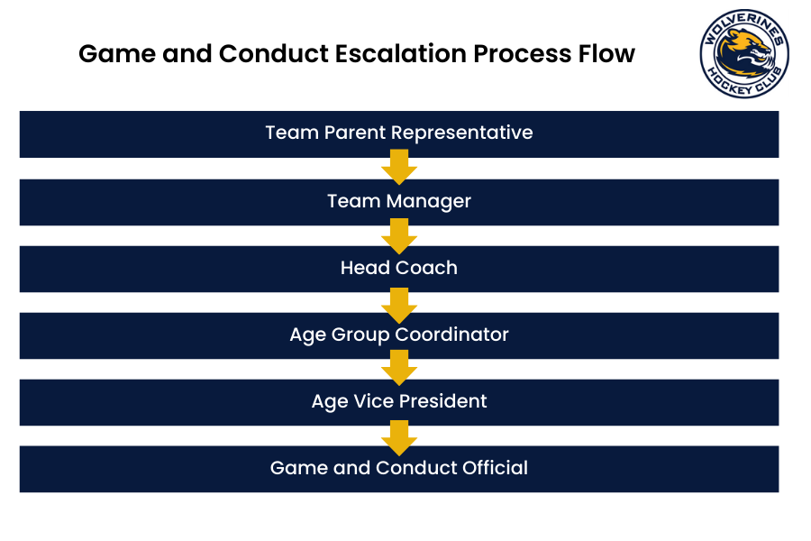 Game and Conduct Escalation Process Flow - Long